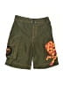 Monster Republic 100% Cotton Graphic Green Board Shorts Size 4 - photo 1