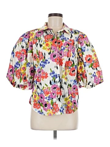 Maeve by Anthropologie Short Sleeve Blouse (view 1)