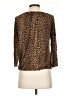 MICHAEL Michael Kors Animal Print Brown 3/4 Sleeve Blouse Size S - photo 2