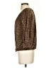 MICHAEL Michael Kors Animal Print Brown 3/4 Sleeve Blouse Size S - photo 5