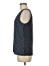 Ann Taylor 100% Polyester Blue Sleeveless Top Size M - photo 5