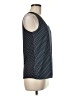 Ann Taylor 100% Polyester Blue Sleeveless Top Size M - photo 4