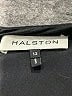 Halston 100% Polyester Solid Black Cocktail Dress Size 12 - photo 7