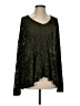 Peruvian Connection Green Long Sleeve Blouse Size S - photo 1