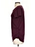 Elle Burgundy Short Sleeve Top Size S - photo 5