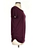 Elle Burgundy Short Sleeve Top Size S - photo 4
