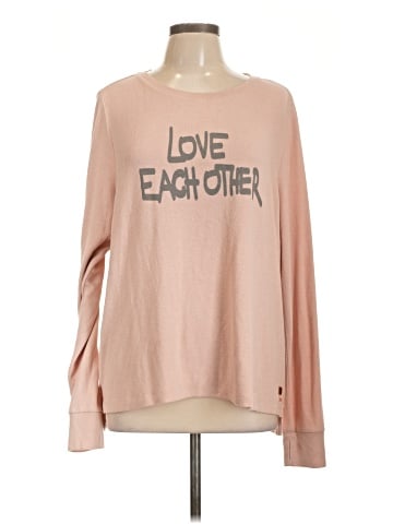 Peace Love World Pullover Sweater (view 1)