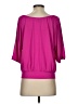 Express Pink 3/4 Sleeve Top Size S - photo 2