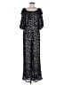 Elan Animal Print Black Jumpsuit Size M - photo 1
