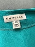 Emmelle Teal Sleeveless Blouse Size M - photo 7