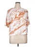 Studio 1886 100% Polyester Tie-dye Orange Short Sleeve T-Shirt Size 1X - photo 1