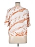 Studio 1886 100% Polyester Tie-dye Orange Short Sleeve T-Shirt Size 1X - photo 2