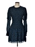 Parker 100% Polyester Blue Casual Dress Size L - photo 1