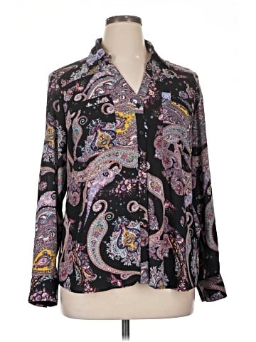 Express Long Sleeve Blouse (view 1)