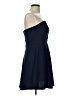 Jun & Ivy Solid Blue Cocktail Dress Size L - photo 4