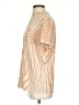 AFRM Animal Print Tan Short Sleeve Turtleneck Size XS - photo 5