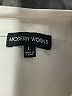 Modern Works Ivory Short Sleeve Blouse Size L - photo 7