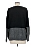 Sam and Jess Color Block Black Pullover Sweater Size M - photo 2