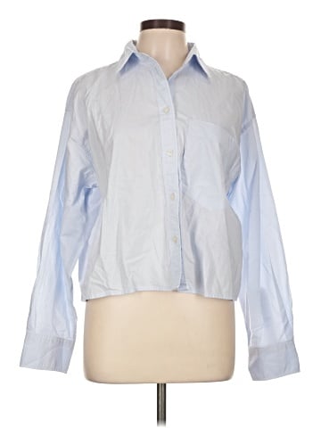 Banana Republic Factory Store Long Sleeve Button-Down Shirt (view 1)