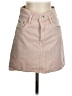 Zara Solid Pink Denim Skirt Size S - photo 1