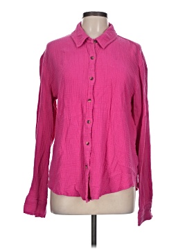 Hem & Thread Long Sleeve Button Down Shirt