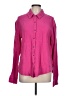 Hem & Thread 100% Cotton Pink Long Sleeve Button-Down Shirt Size L - photo 1
