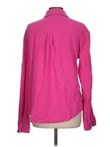 Hem & Thread Long Sleeve Button-Down Shirt (view 2)