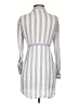 Love Notes 100% Rayon Stripes Gray Casual Dress Size S - photo 2