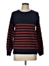 In Extenso Stripes Blue Pullover Sweater Size L - photo 1