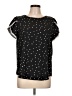 Prettygarden 100% Polyester Stars Black Short Sleeve Top Size L - photo 1