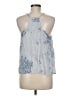 Lovestitch 100% Rayon Blue Sleeveless Blouse Size M - photo 2