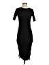 Zara Solid Black Casual Dress Size S - photo 1