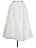 MELLODAY 100% Polyester Solid White Casual Skirt Size XL - photo 1