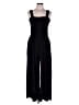Caracilia Solid Black Jumpsuit Size L - photo 1