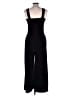Caracilia Solid Black Jumpsuit Size L - photo 2