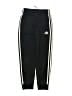 Adidas 100% Polyester Black Track Pants Size 8 - photo 1