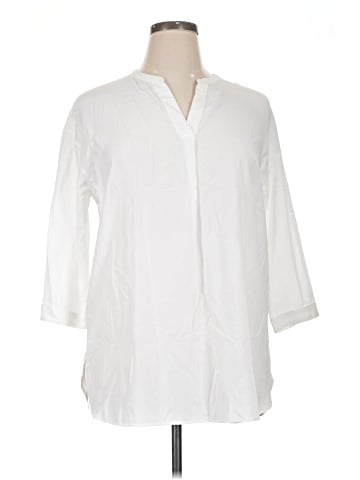 Uniqlo 3/4 Sleeve Button-Down Shirt (view 1)