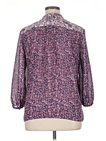 Chaps 3/4 Sleeve Blouse (view 2)