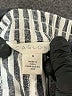 Caslon Stripes Silver Linen Pants Size M - photo 7