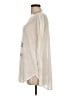 Check and Stripe Ivory Long Sleeve Top Size L - photo 5