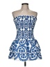 Shein Paisley Blue Cocktail Dress Size 6 - photo 1