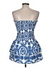 Shein Paisley Blue Cocktail Dress Size 6 - photo 2
