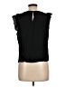 Ann Taylor LOFT 100% Rayon Black Sleeveless Blouse Size M - photo 2