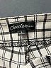Chocolate Plaid Gray Casual Pants Size L - photo 7