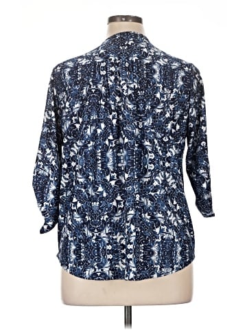 Notations 3/4 Sleeve Blouse (view 2)
