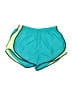 Nike Color Block Green Athletic Shorts Size L - photo 1