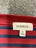 Evereve Stripes Burgundy Pullover Sweater Size M - photo 7