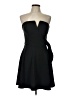 Jun & Ivy Solid Black Cocktail Dress Size L - photo 1