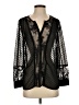 Ann Taylor 100% Polyester Black Long Sleeve Blouse Size S (petite) - photo 1