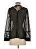 Ann Taylor 100% Polyester Black Long Sleeve Blouse Size S (petite) - photo 2